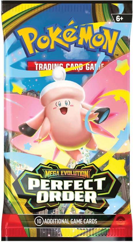 Pokemon TCG Mega Evolution Perfect Order Booster – 10 kaarten per pakje