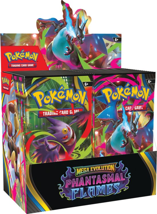 Pokémon TCG: Phantasmal Flames Booster Box - 36 Booster Packs - English