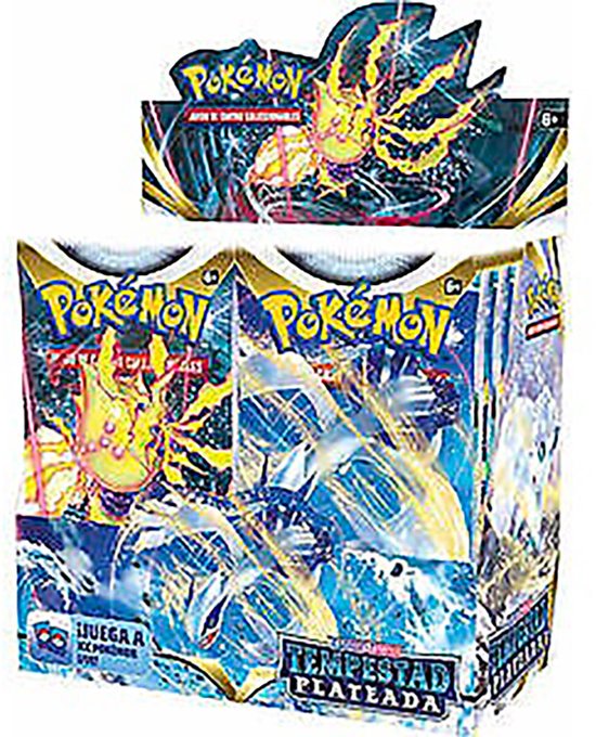 Pokemon Trading Card Game Zilver Sword & Shield Tempest Booster Box 36 Pakken Spaans Veelkleurig Kinderen