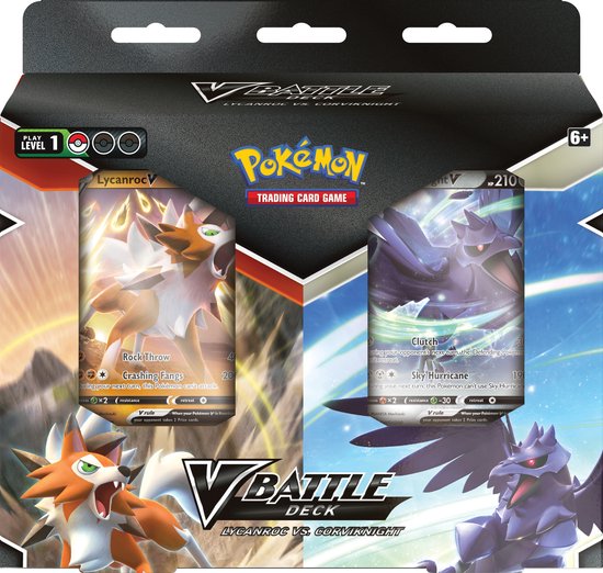 Pokémon V Battle Decks Bundel Lycanroc vs. Corviknight - Pokémon Kaarten