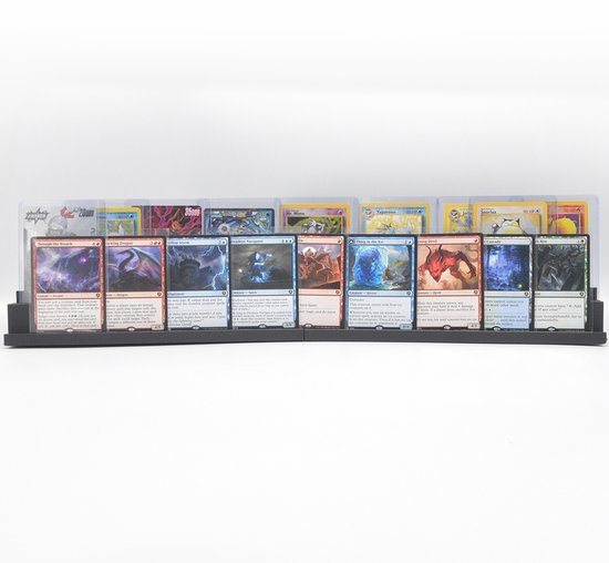 TCG / Pokemon Kaarten Houder (Sleeves & Toploaders) Dubbele Rij - 50 cm breed Kleur: Groen