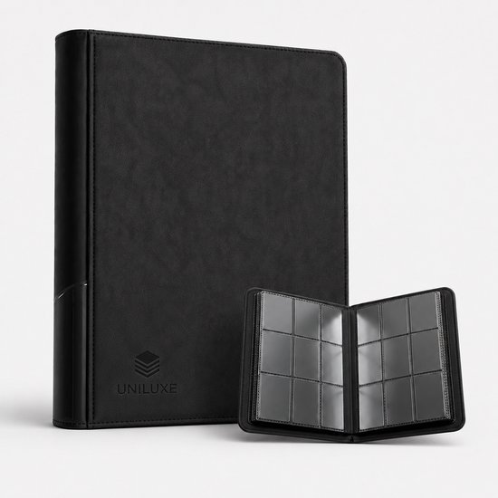 Uniluxe Toploader Binder - Pokemon Map - Verzamelmap voor Pokemon Kaarten - Toploader Binder Pokemon - 9 Pocket 288 Kaarten - Waterbestendig