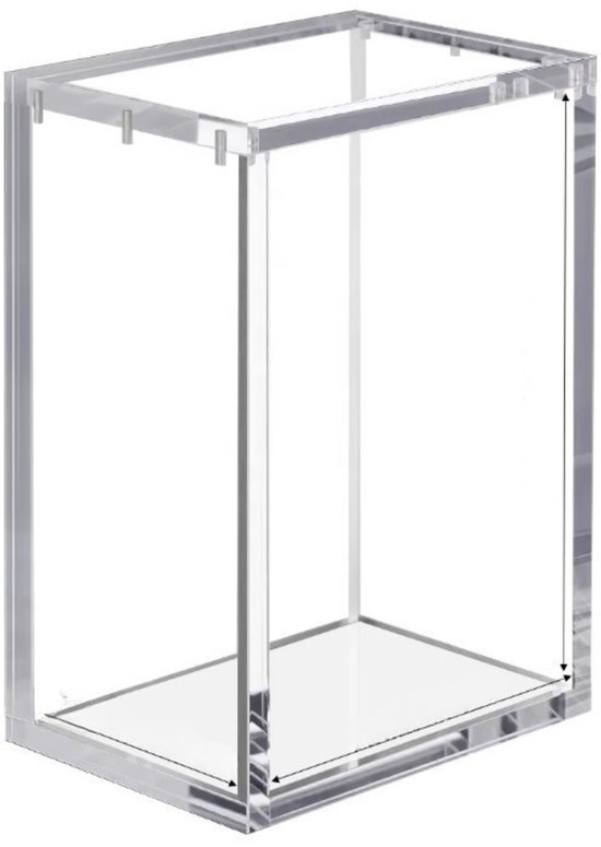 Cardloft Booster Bundle Acrylic Case - Acryl Case voor Pokemon Booster Bundle (6 Packs) - Magnetisch - 5mm Dik - 6 Magneten - Transparant Display Case