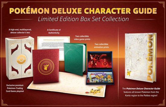 Pokemon Pikachu Press- Pokémon Deluxe Character Guide Limited Edition Box Set Collection